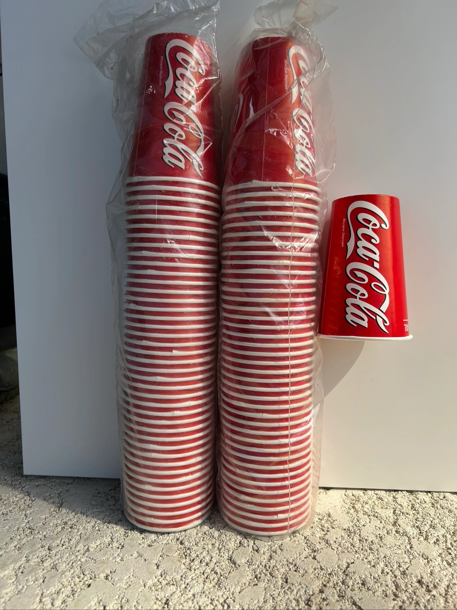 Lote de 80 vasos de cartón Coca-Cola – photo 4
